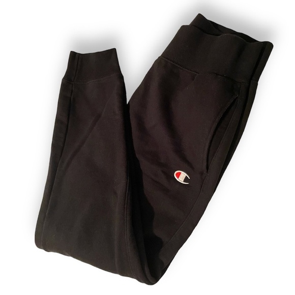 Champion Black Reverse Weave Fleece Jogger Sweatpants - Picture 5 of 12
